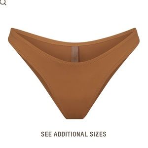 SKIMS SWIM / Almond cheeky tanga bottom / Brand new